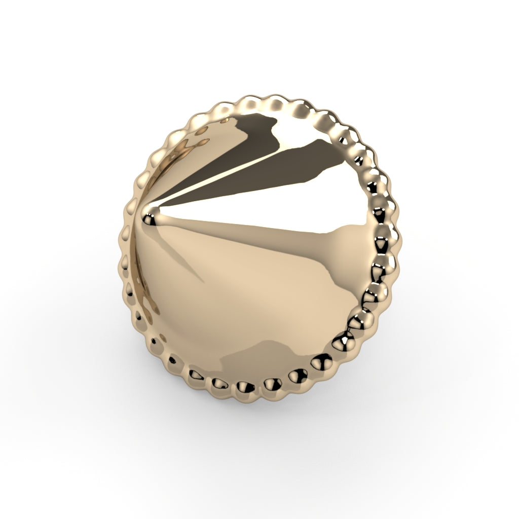 French Milgrain Spike End