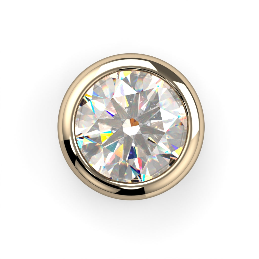 Bezel-Set End