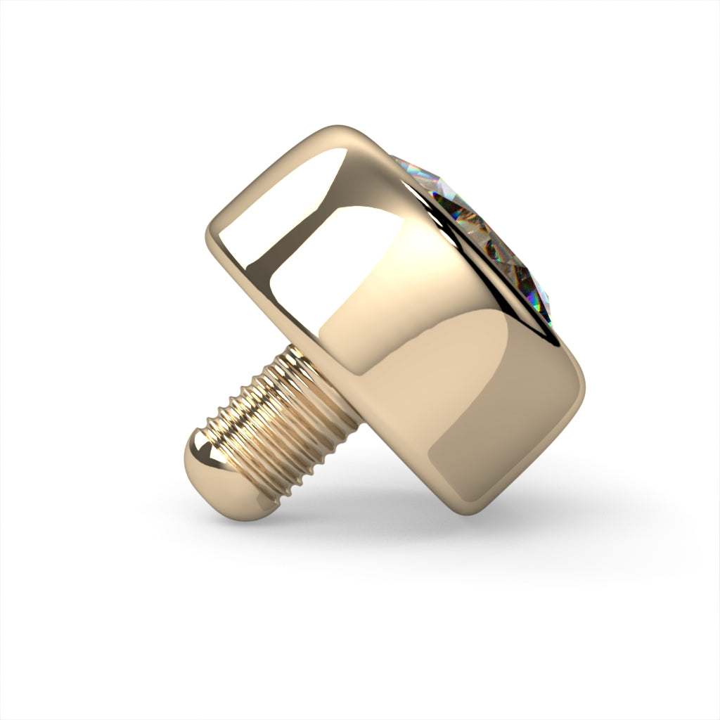 Bezel-Set End
