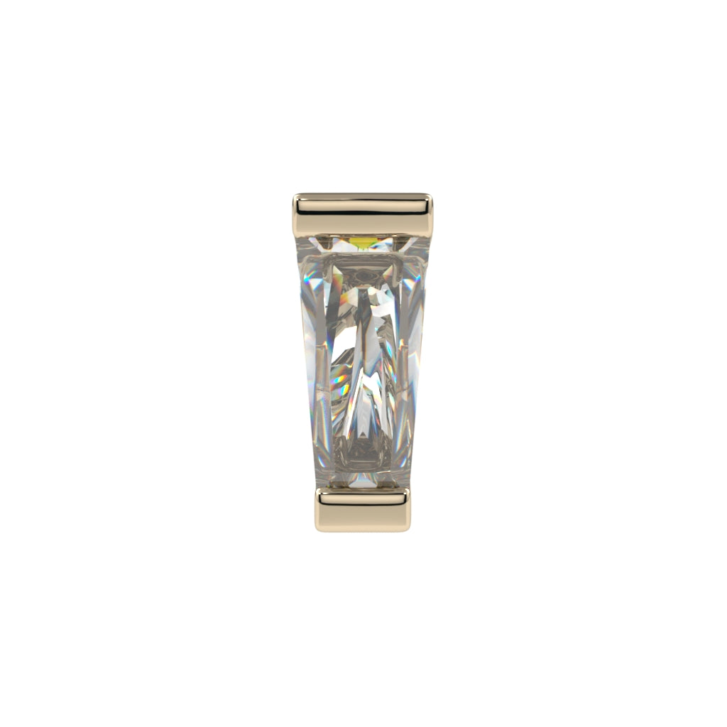 Channel-Set Tapered Baguette End