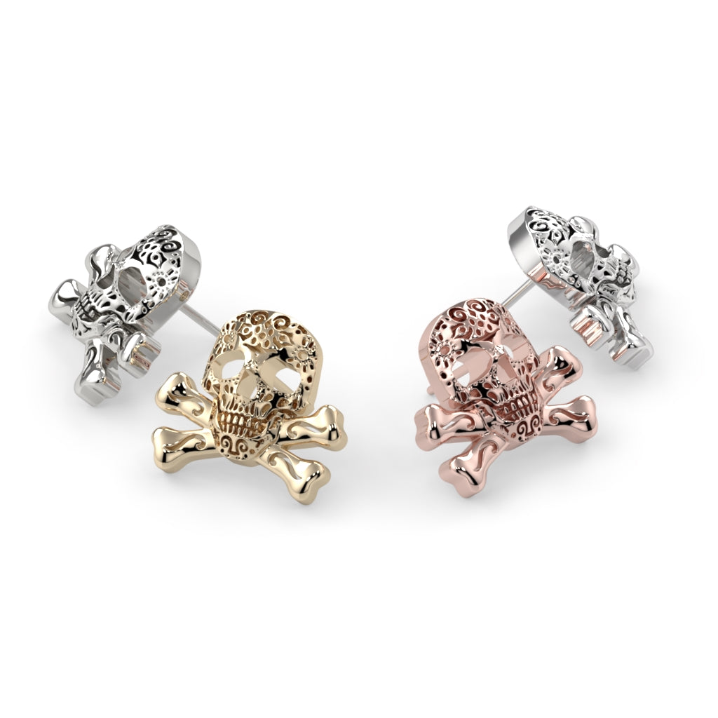 Filigree Skull & Crossbones End