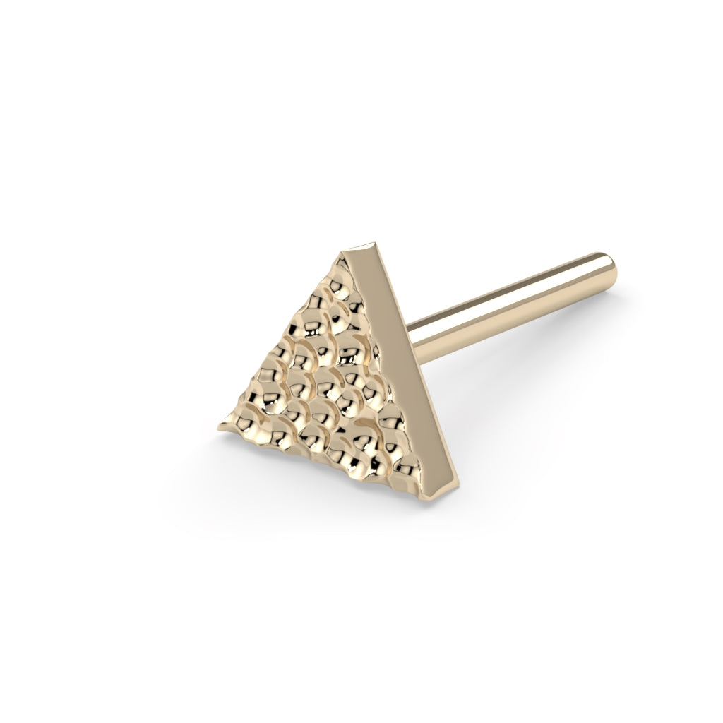 Hammered Triangle End