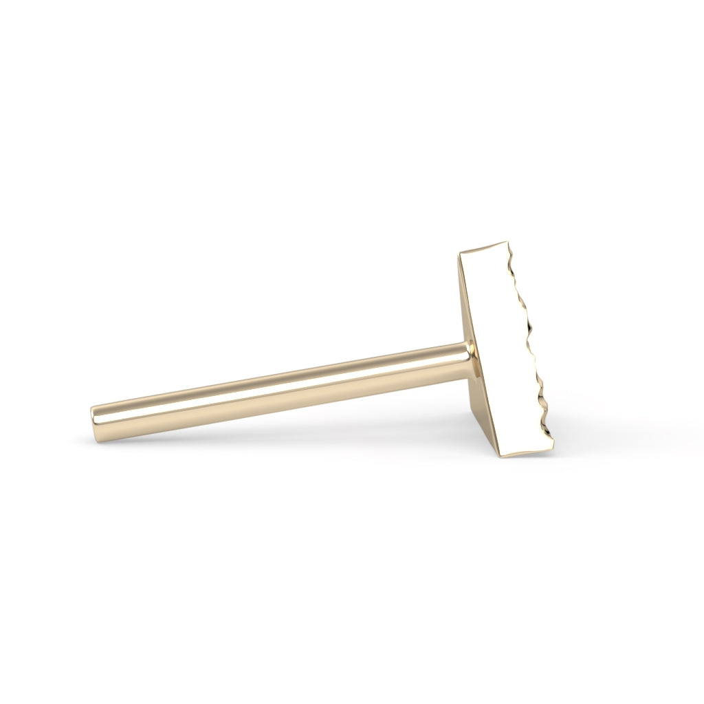 Hammered Triangle End