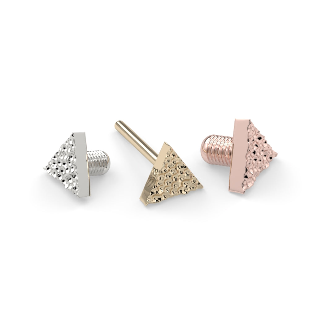 Hammered Triangle End
