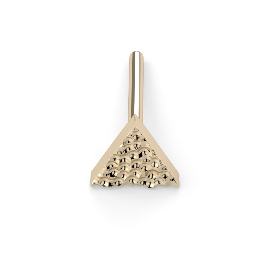 Hammered Triangle End