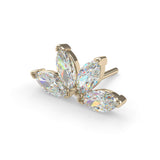 Quadruple Marquise Fan End