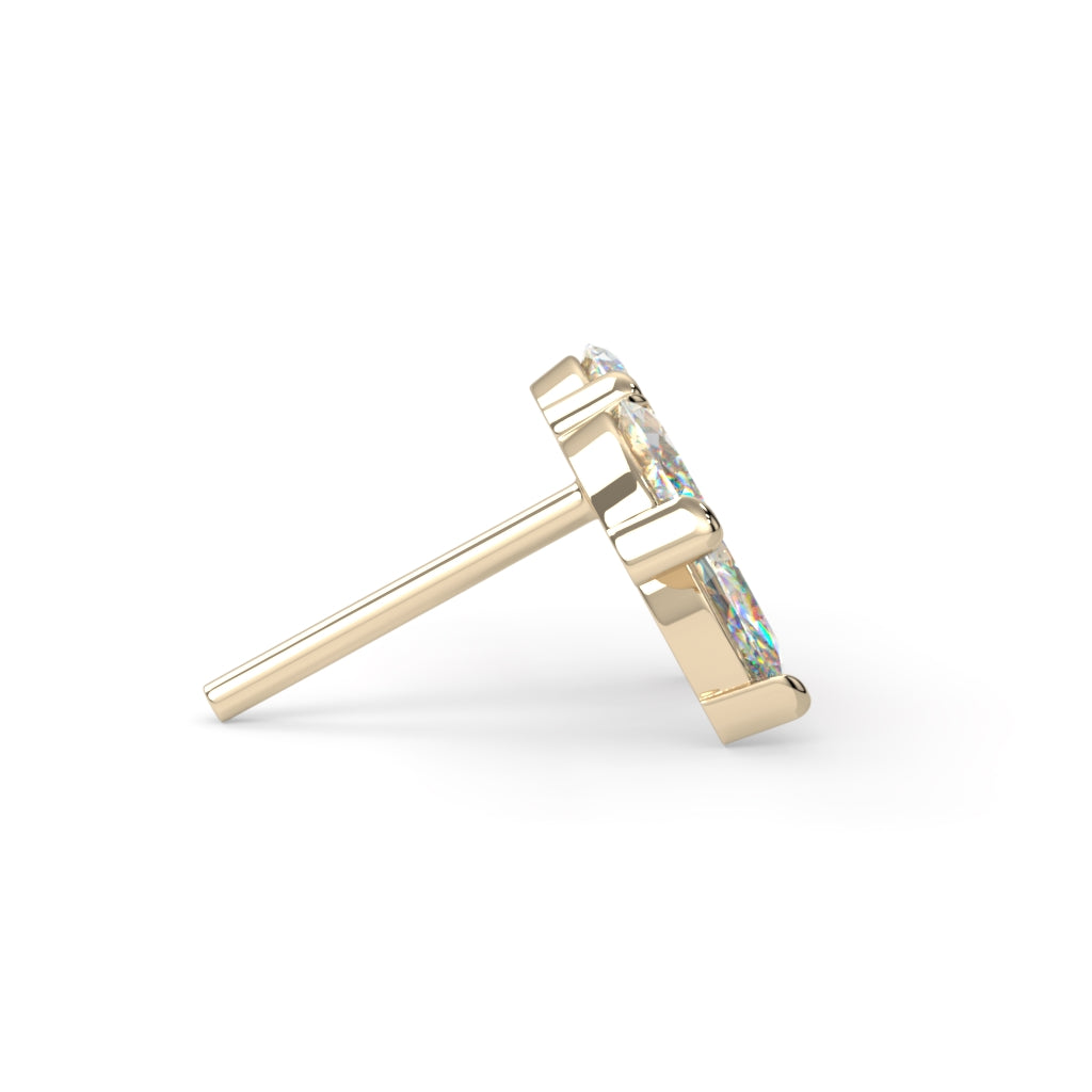 Quadruple Marquise Fan End