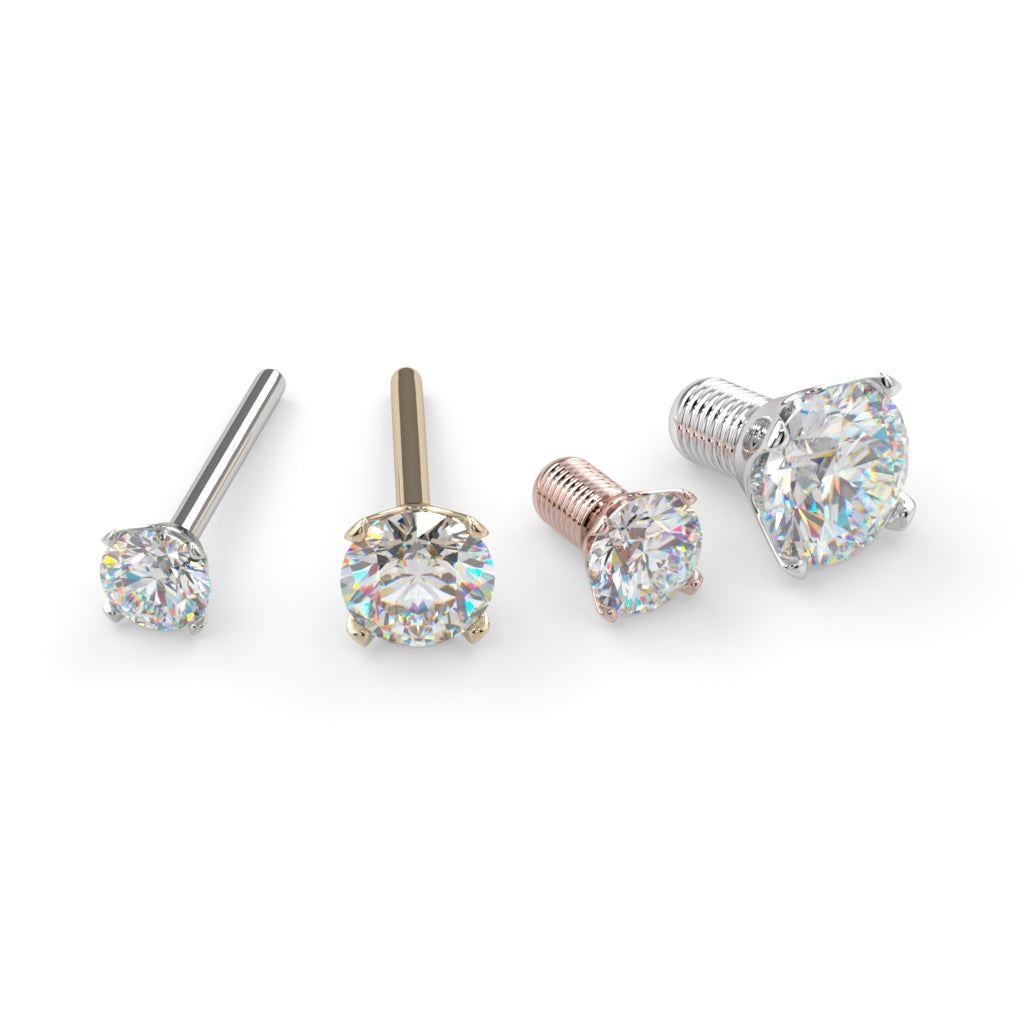 Low-Profile Prong-Set End