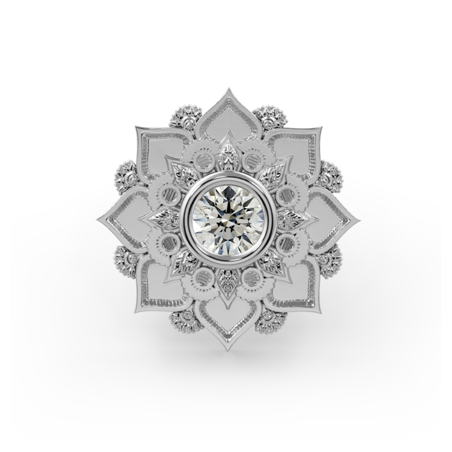 Gem Mandala Flower End--CG17443