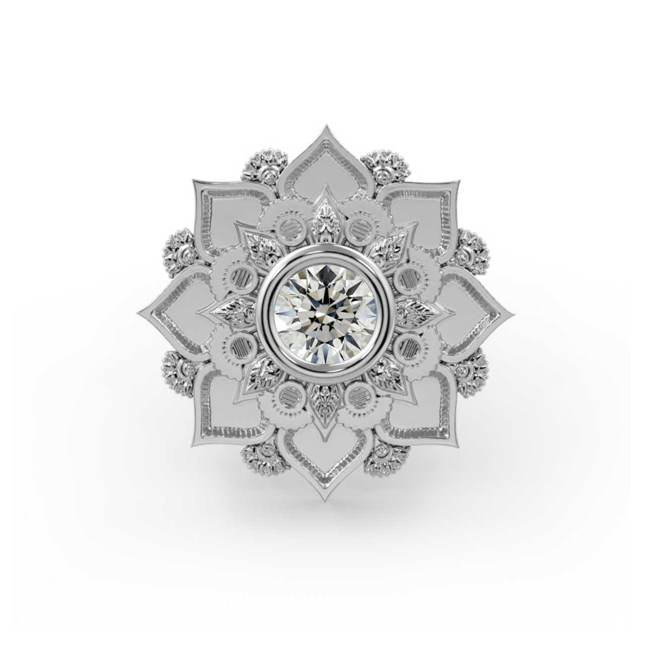 Gem Mandala Flower End--CG17571