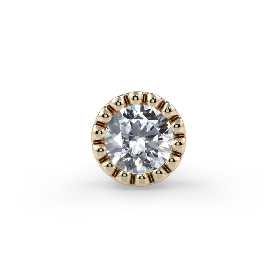 Milgrain Bezel End--CG22413