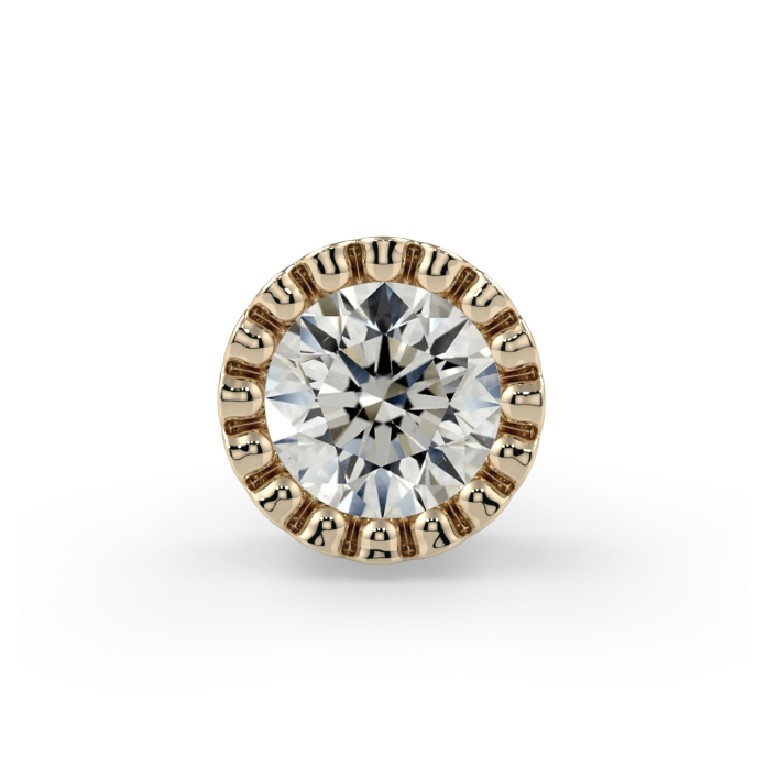 Milgrain Bezel End--CG29908