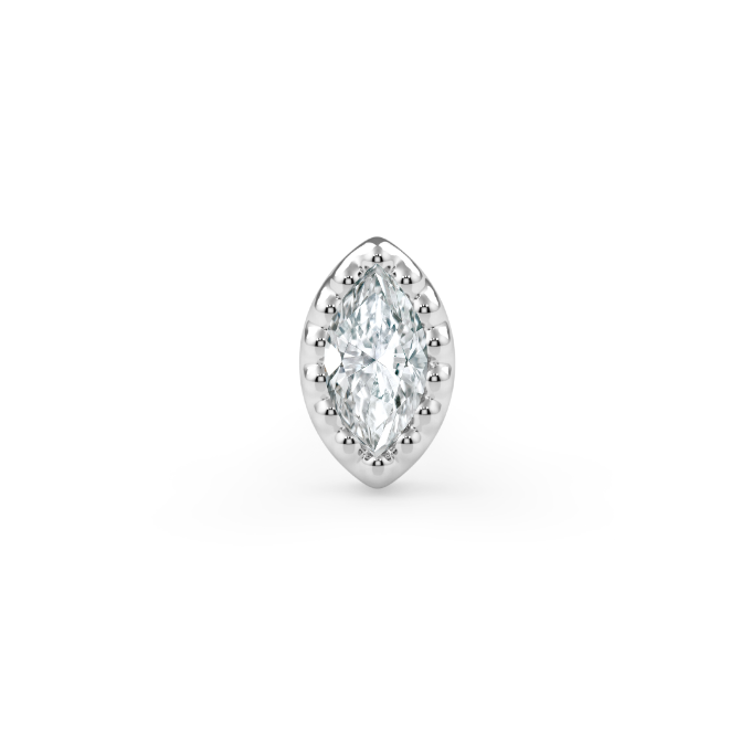 Milgrain Marquise Bezel End--CG30045