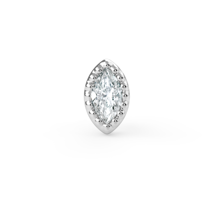 Milgrain Marquise Bezel End--CG30109