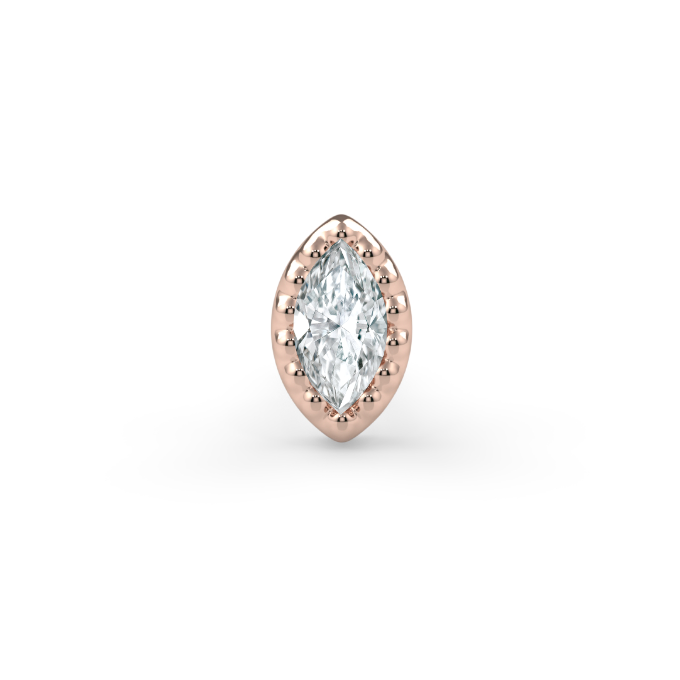 Milgrain Marquise Bezel End--CG30110