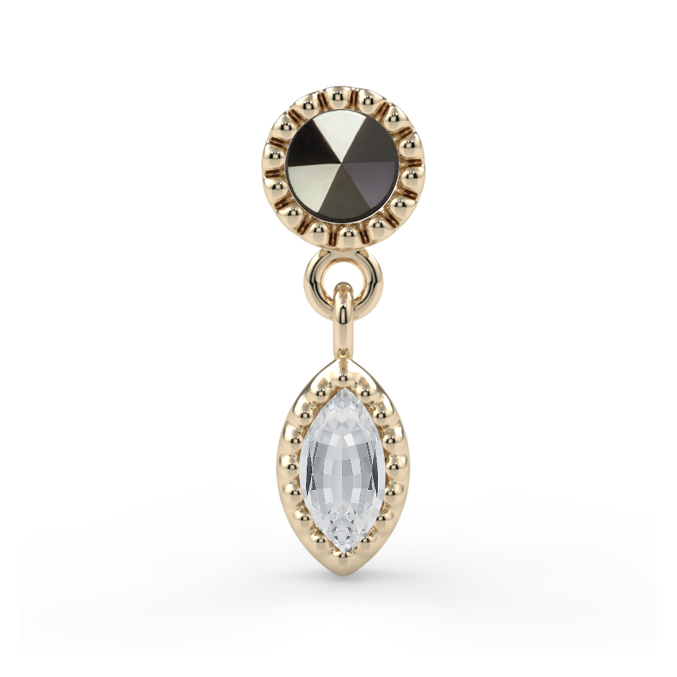 Milgrain Marquise Dangle End--CG30185