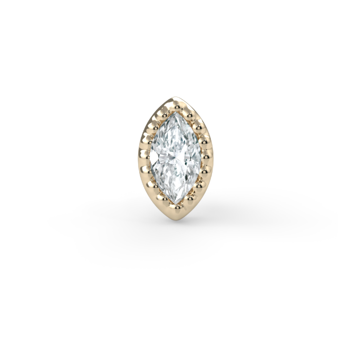 Milgrain Marquise Bezel End--CG30763