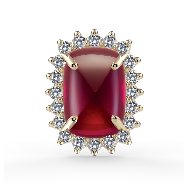 Cushion Cut Sana End--CG31032