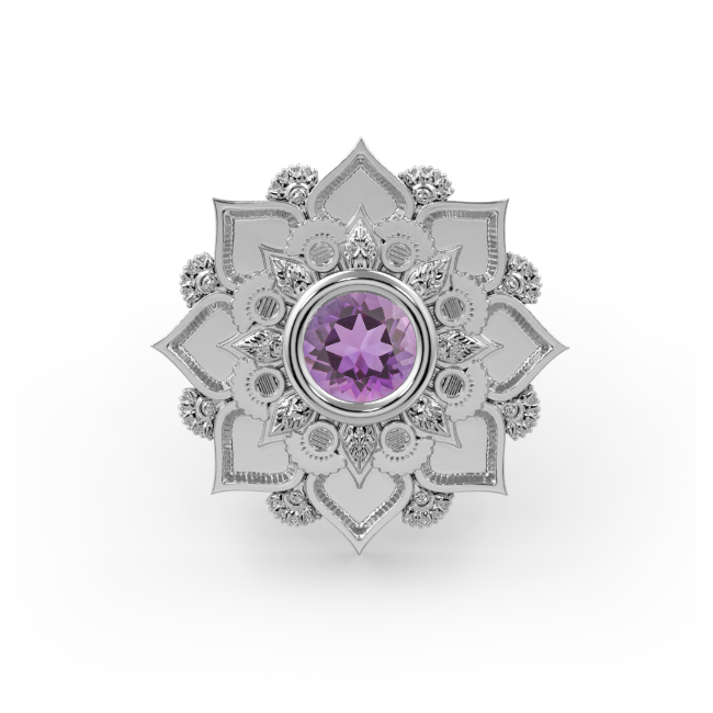 Gem Mandala Flower End--CG31537