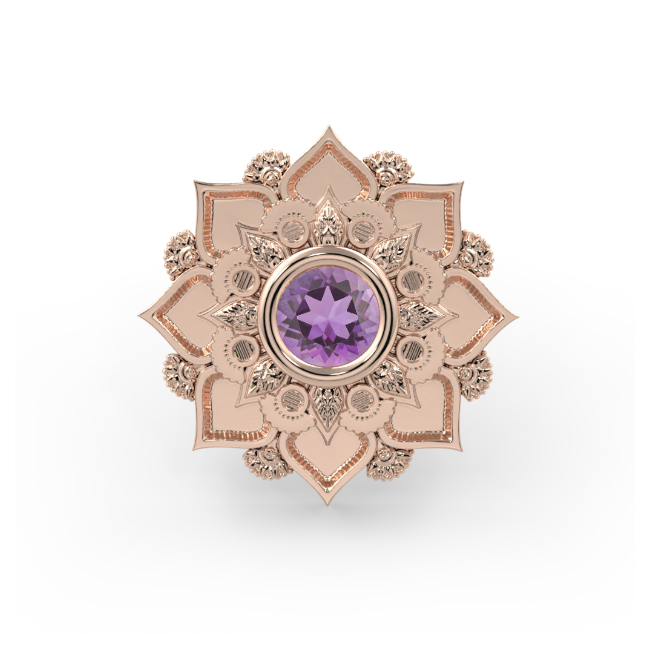 Gem Mandala Flower End--CG31538