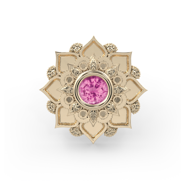 Gem Mandala Flower End--CG31539