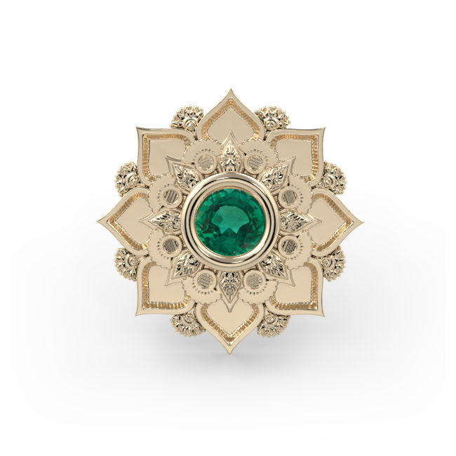 Gem Mandala Flower End--CG31858