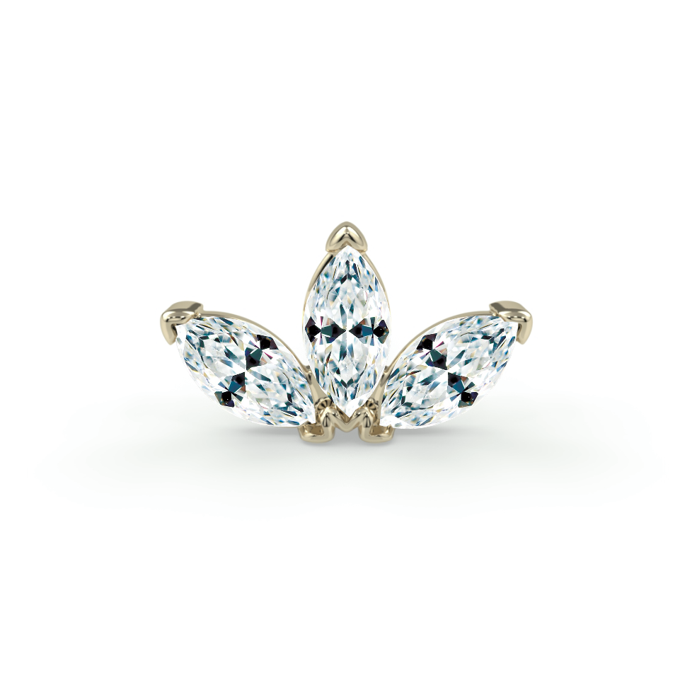 Triple Marquise Fan End--CG31982