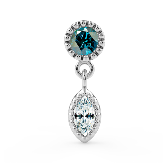Milgrain Marquise Dangle End--CG32038