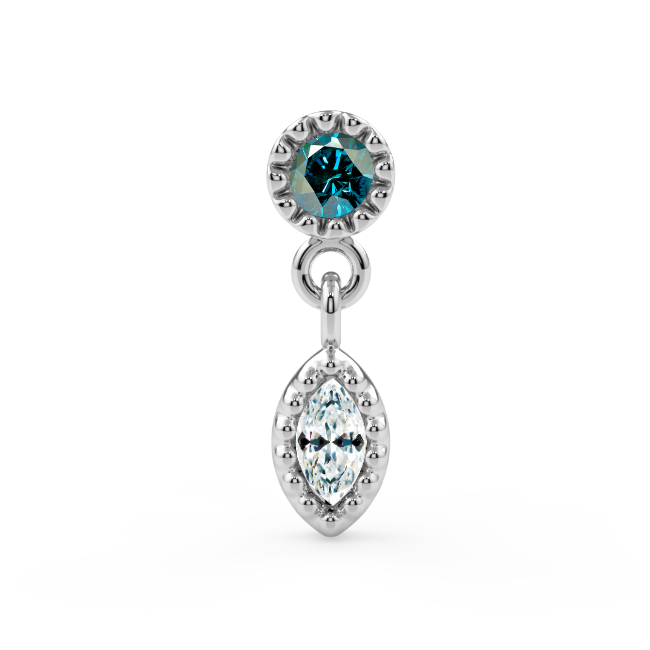 Milgrain Marquise Dangle End--CG32084