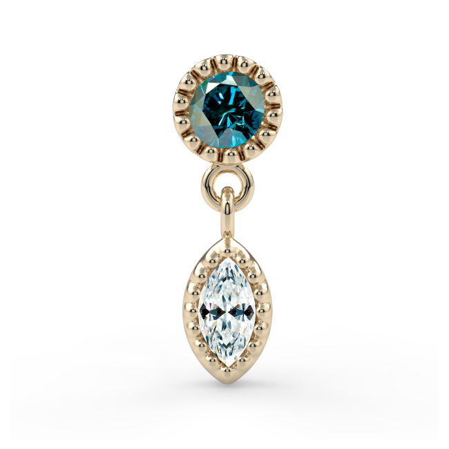 Milgrain Marquise Dangle End--CG32086
