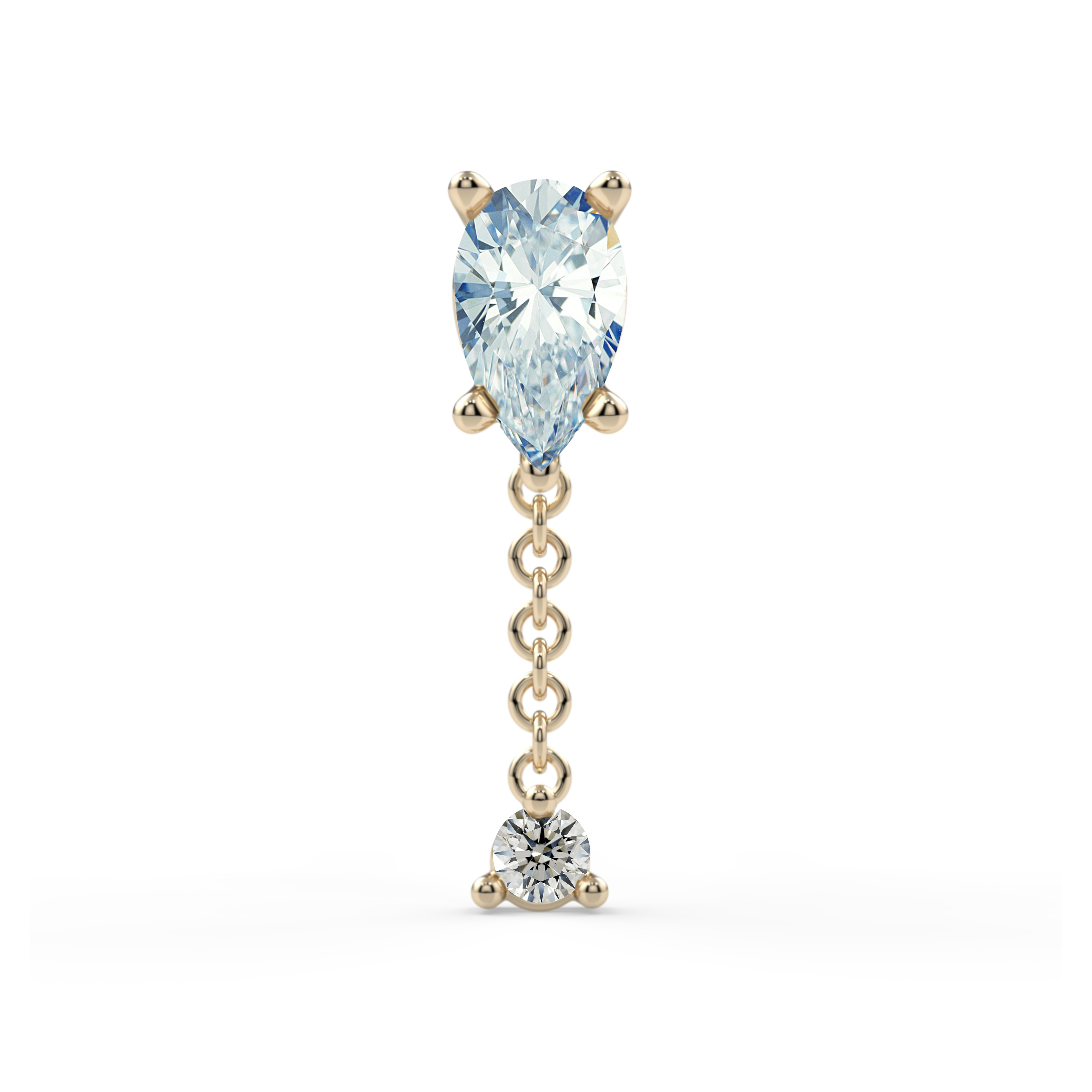 Prong-Set Pear Dangle End--CG32133
