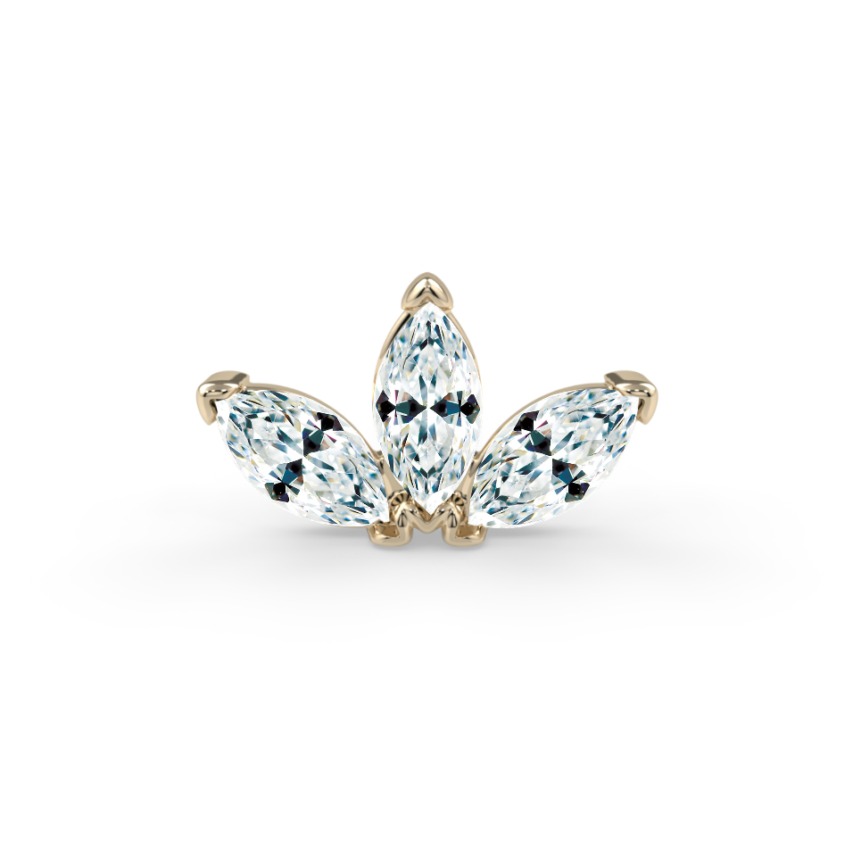 Triple Marquise Fan End--CG32708