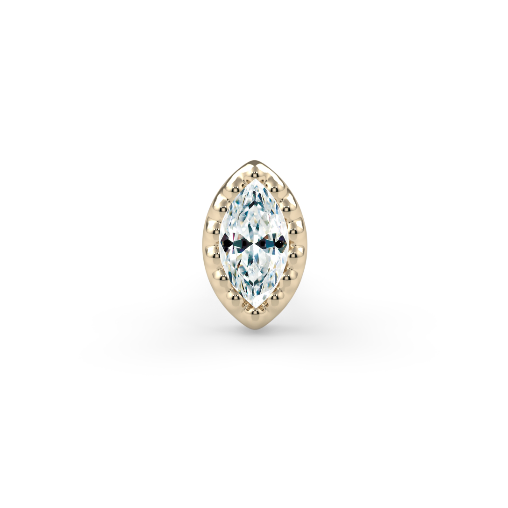 Milgrain Marquise Bezel End--CG33547