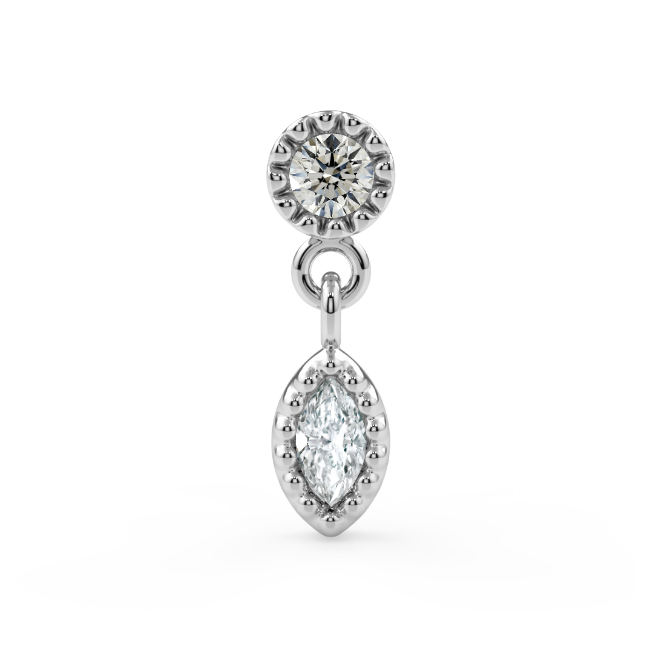 Milgrain Marquise Dangle End--CG33735