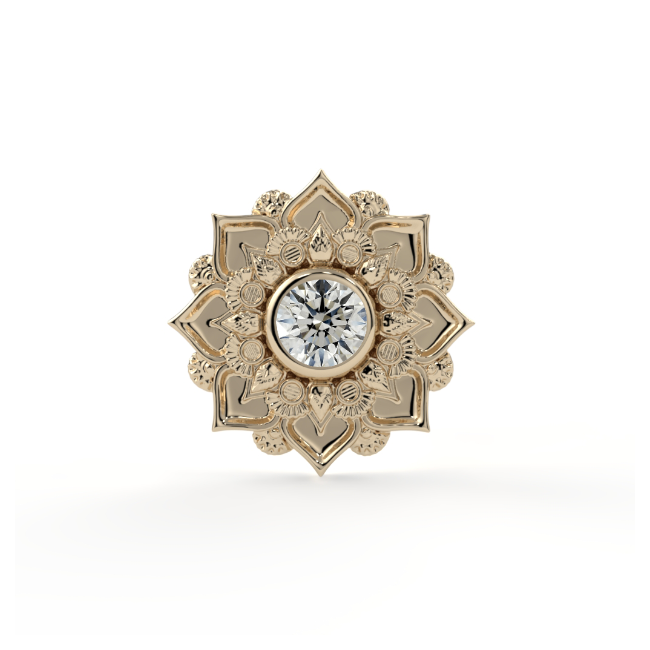 Gem Mandala Flower End--CG33928