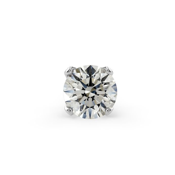 Low-Profile Prong-Set End - 2mm Round Diamond VS1