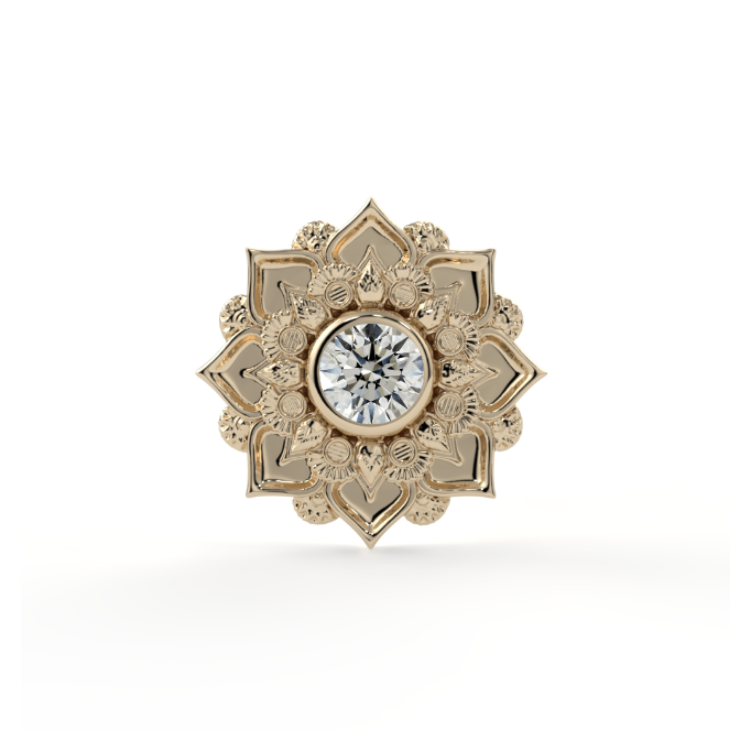 Gem Mandala Flower End--CG34113