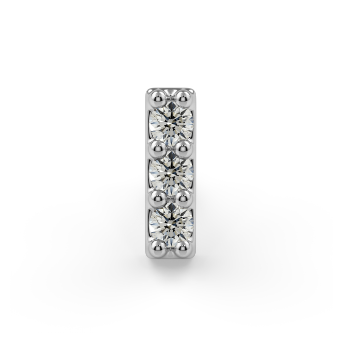Gem Bar End - 1.25mm Round Diamond VS1
