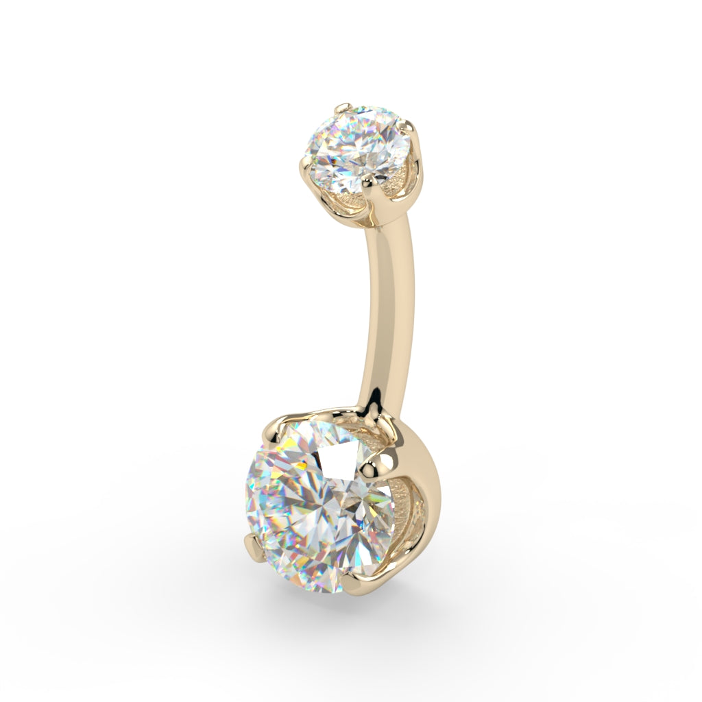 3x5mm Prong-Set Navel Curve--CG31599