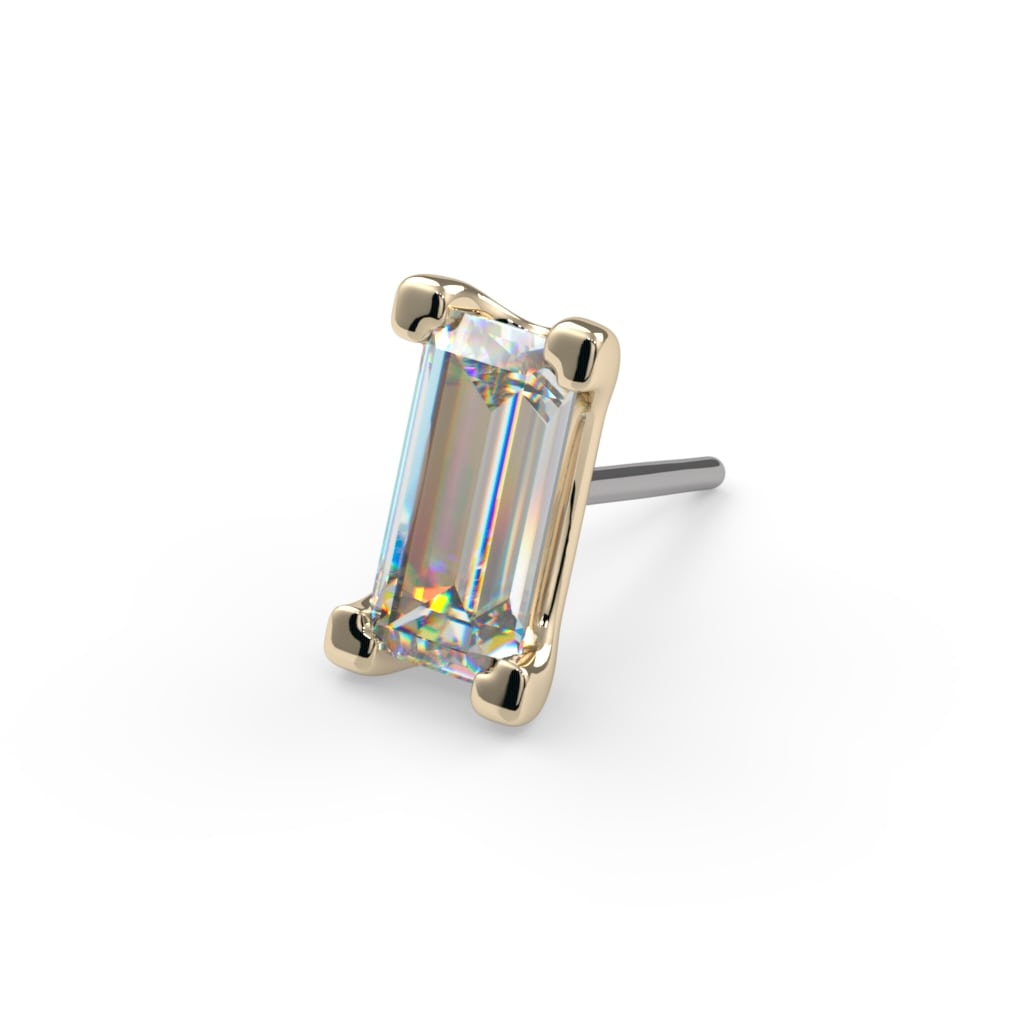 Low-Profile Baguette Prong End
