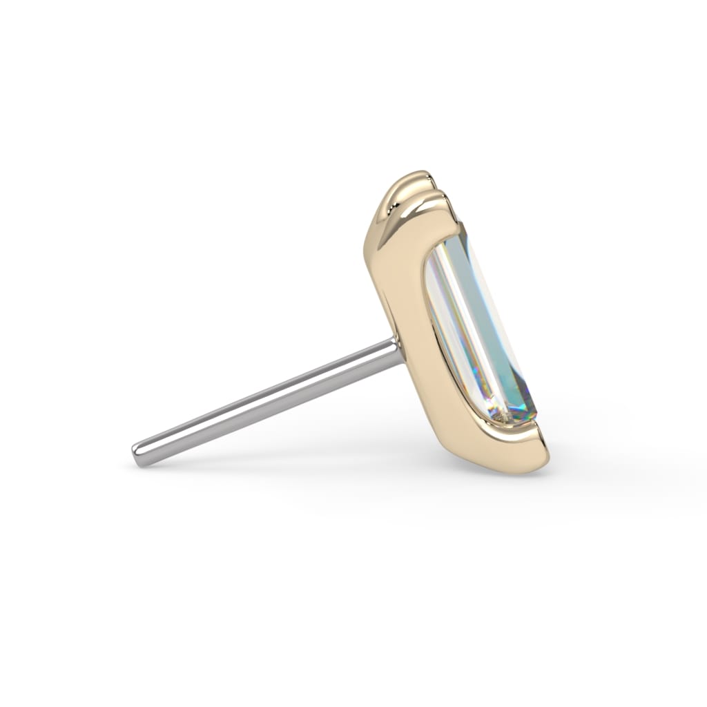 Low-Profile Baguette Prong End