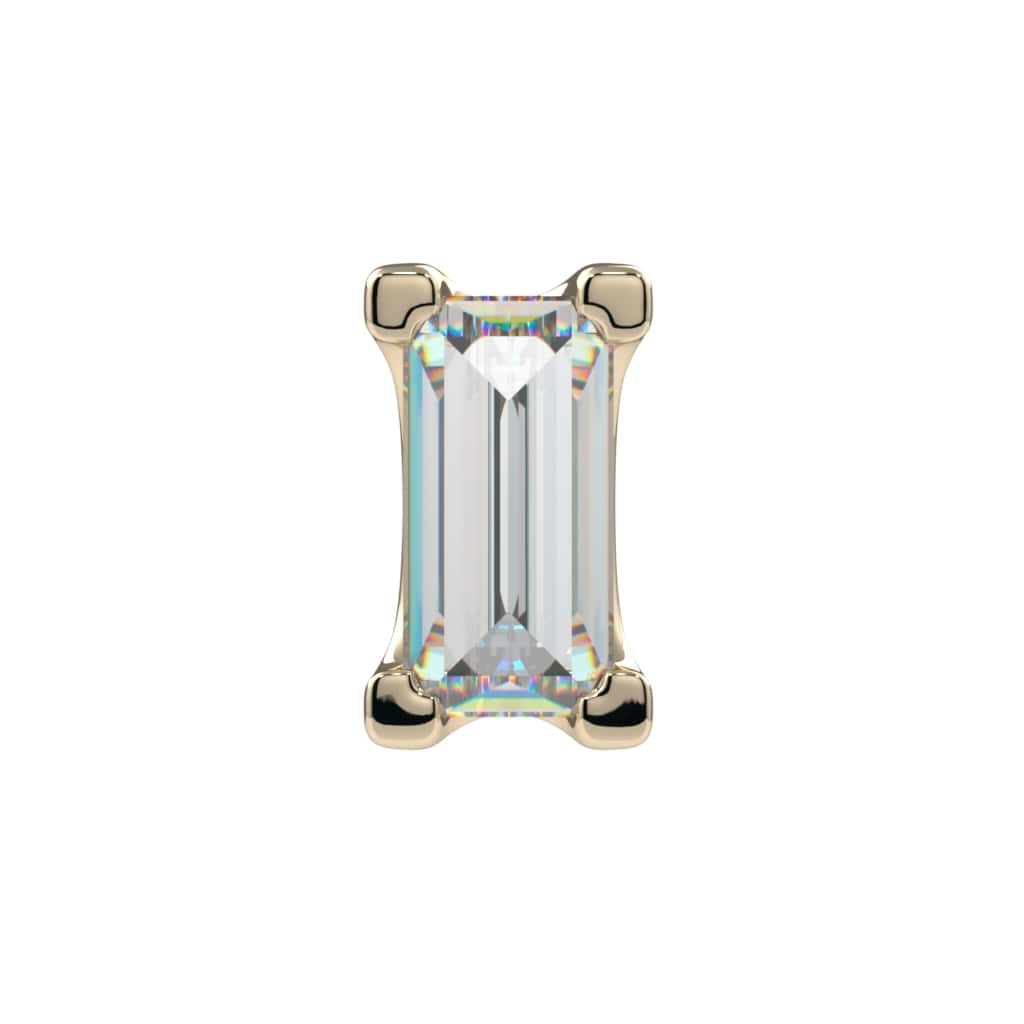 Low-Profile Baguette Prong End