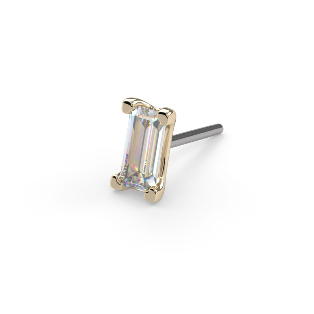 Low-Profile Baguette Prong End