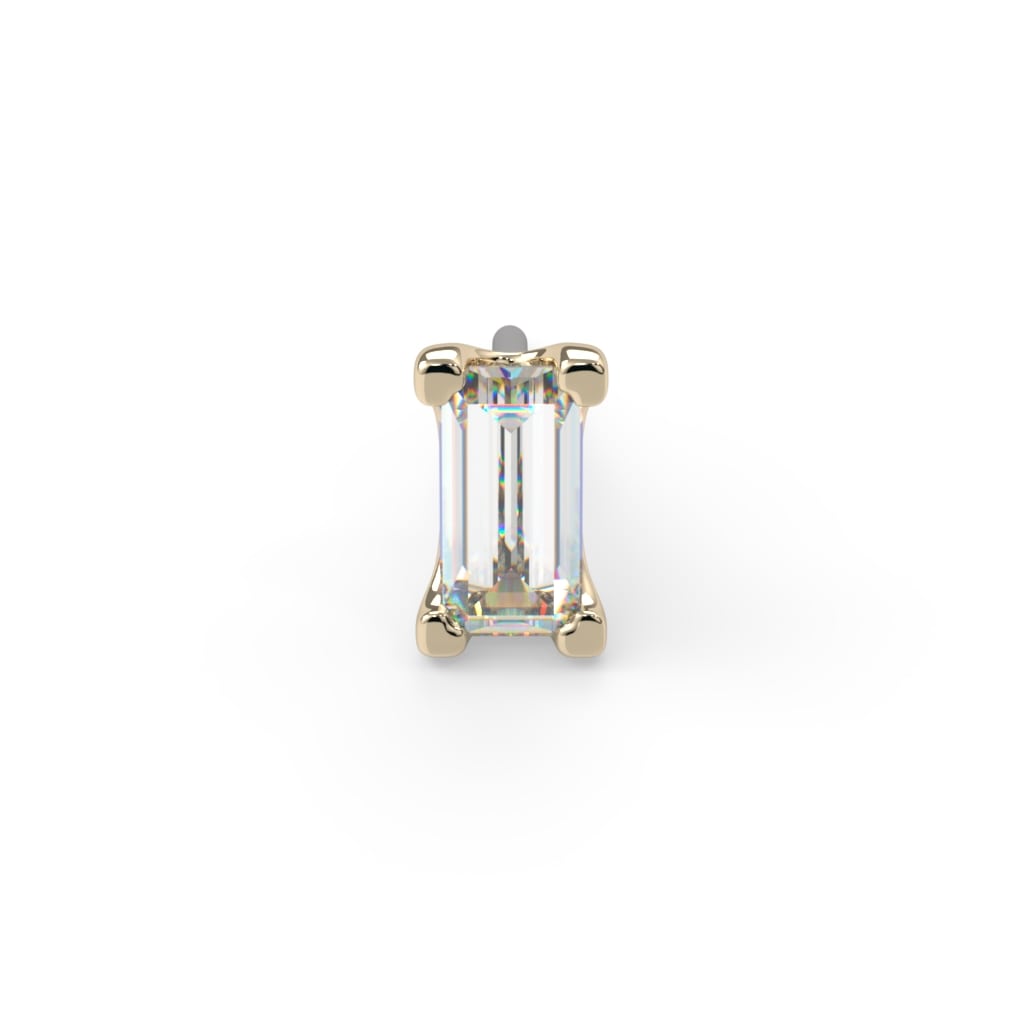 Low-Profile Baguette Prong End