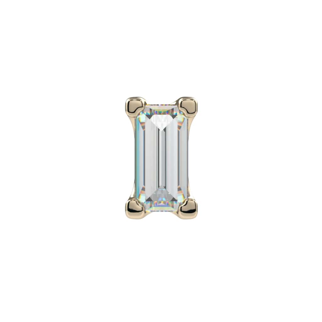 Low-Profile Baguette Prong End