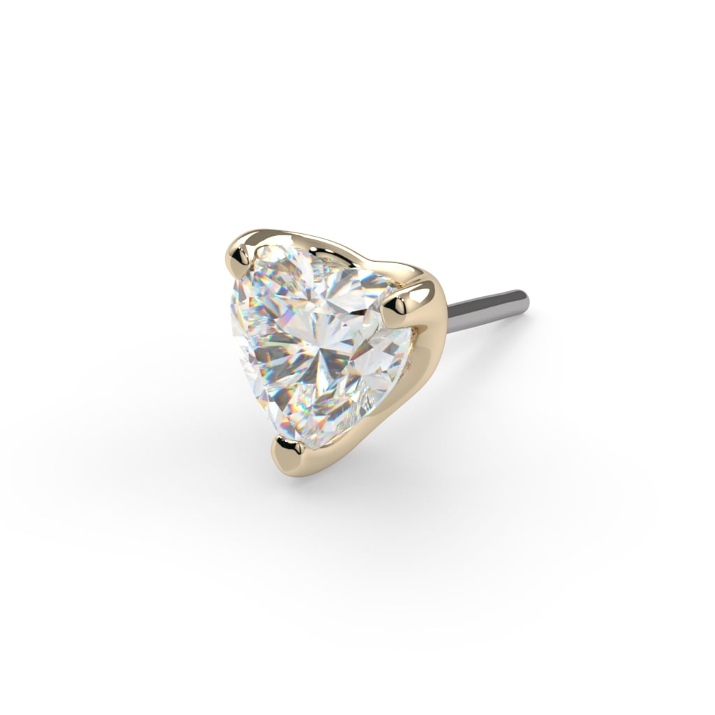Low-Profile Heart Prong End