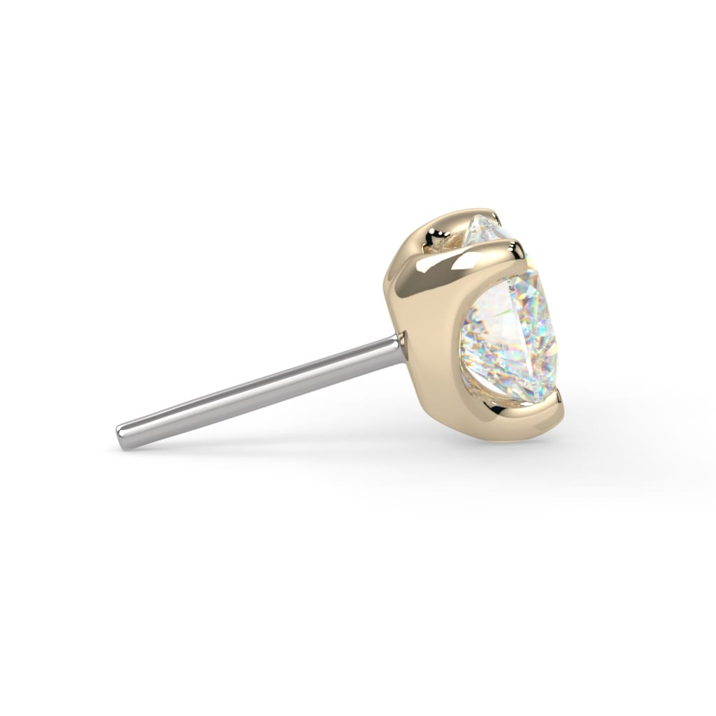 Low-Profile Heart Prong End