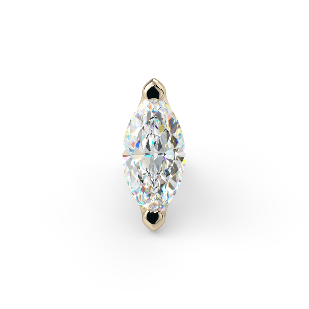 Low-Profile Marquise Prong End