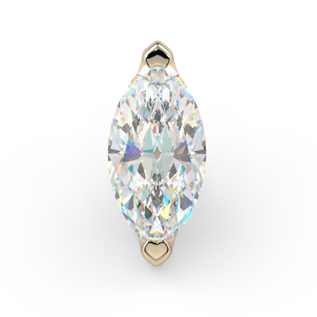 Low-Profile Marquise Prong End