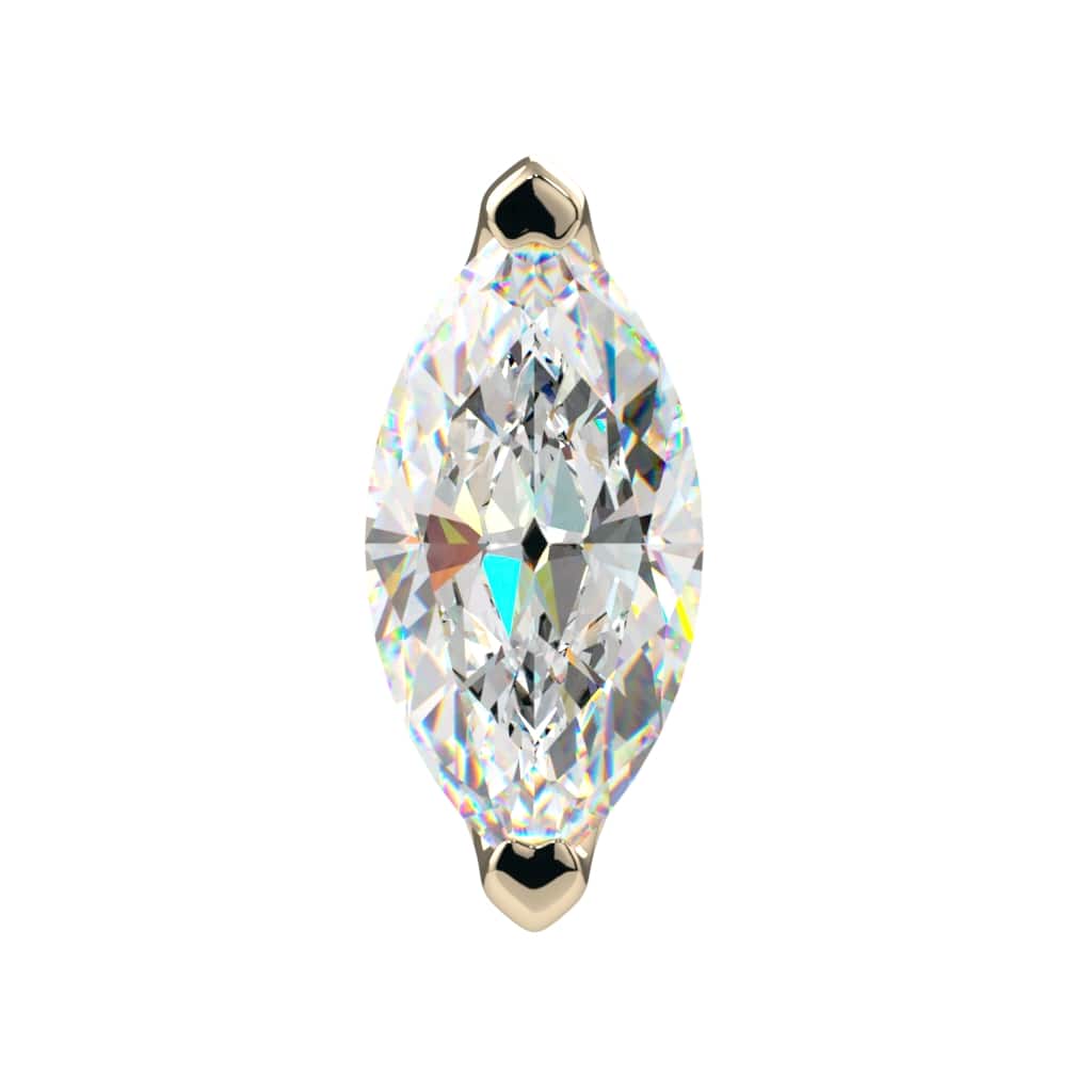 Low-Profile Marquise Prong End